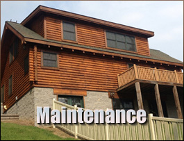  Stanley, North Carolina Log Home Maintenance